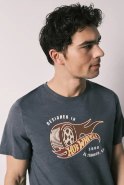 Pijama curto de homem em algodão Hotwheels