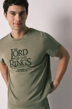 Pijama curto de homem em algodão LORD OF THE RINGS
