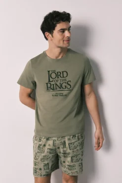 Pijama curto de homem em algodão LORD OF THE RINGS