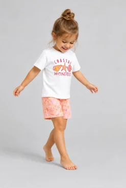 Pijama curto de menina
