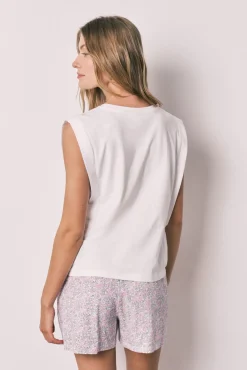 Pijama curto em algodão Mafalda