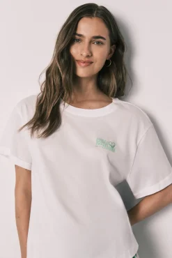 Pijama curto em algodão SmileyWorld® branco