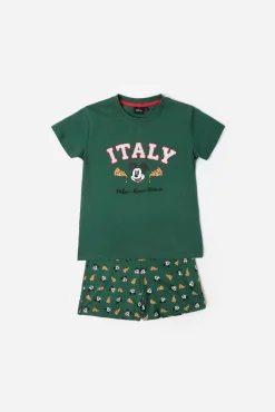 Pijama curto Mickey Mouse Itália