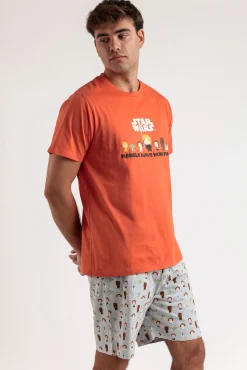 Pijama curto pixel Star Wars