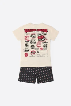 Pijama curto Radiator Springs Cars