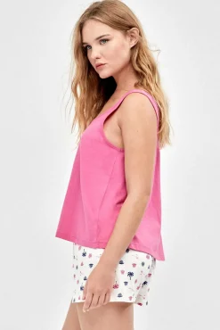 Pijama de alças estampado Snoopy