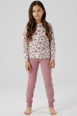 Pijama de flores para menina