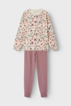 Pijama de flores para menina