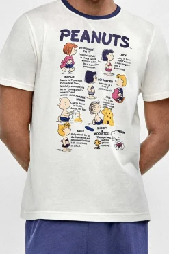 Pijama de homem estampado Peanuts