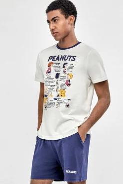 Pijama de homem estampado Peanuts