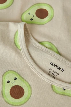 Pijama estampado abacate