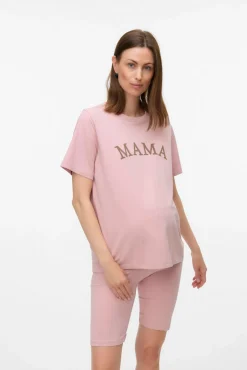 Pijama manga curta maternidade e amamentação