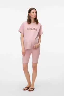 Pijama manga curta maternidade e amamentação