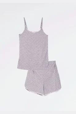 Pijama pré-mamã estampado cobras