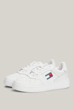 Plataforma de cesta feminina Tommy Jeans com bandeira