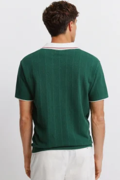 Polo desportivo com contraste