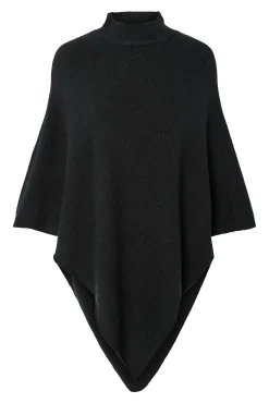 Poncho com gola