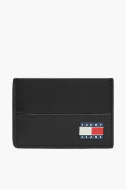 Porta-cartões Tommy Jeans preto