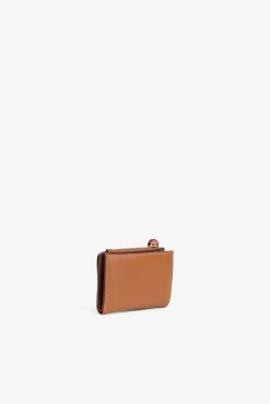 Porta-cartões tricolor com bolso