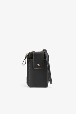 Porta-moedas preto elegante
