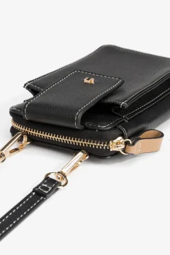 Porta-moedas preto elegante