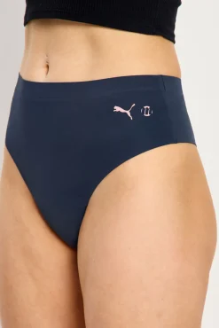 Puma Cueca Menstrual Brasileira Sem Costura Fluxo Abundante Blue