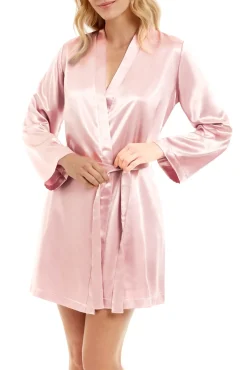 Robe curta básica em cetim
