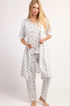 Robe curta de renda com estampado floral