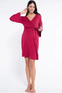 Robe de pré-mamã com renda renda