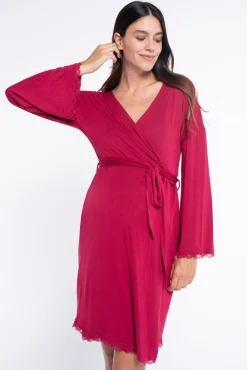 Robe de pré-mamã com renda renda