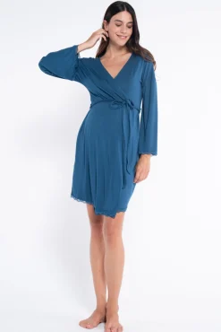 Robe de pré-mamã com renda renda