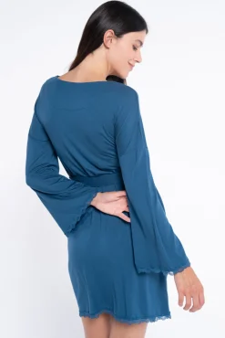 Robe de pré-mamã com renda renda