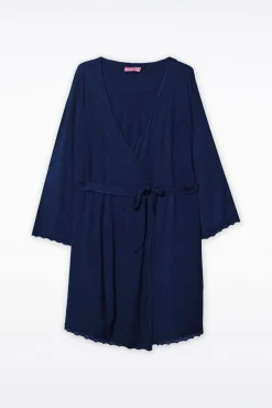 Robe pré-mamã com renda no tom