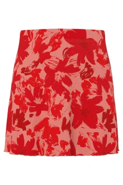 Saia mini estampada
