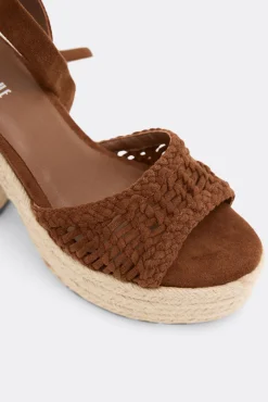 Sandalia plataforma crochet