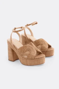 Sandalia plataforma yute