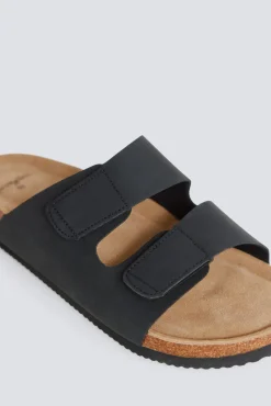 Sandálias de velcro de tira dupla