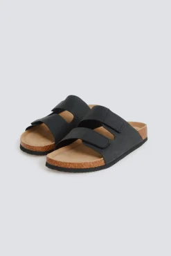 Sandálias de velcro de tira dupla