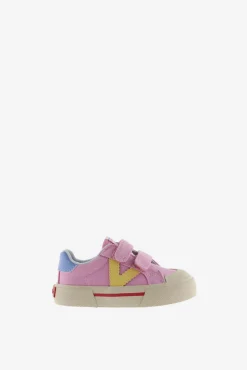 Sapatilhas de lona para criança multicolores