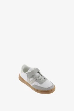Sapatilhas desportivas com atacadores e velcro