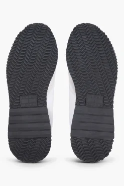 Sapatilhas runner Tommy Jeans brancas com detalhes em contraste