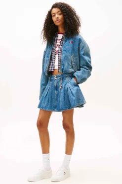 Sapatilhas Tommy Jeans brancas com logo bandeira