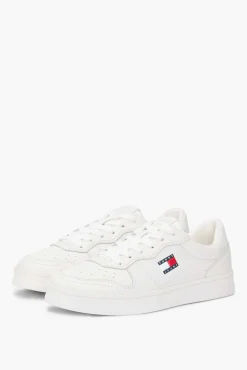 Sapatilhas Tommy Jeans brancas com logo bandeira