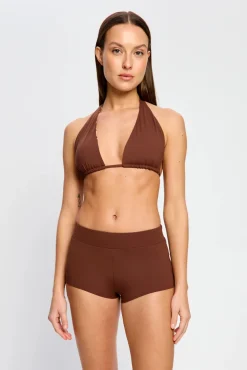 Short de banho menstrual fluxo super chocolate