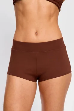 Short de banho menstrual fluxo super chocolate