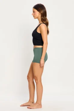 Short Menstrual em Bambu Fluxo Super Green