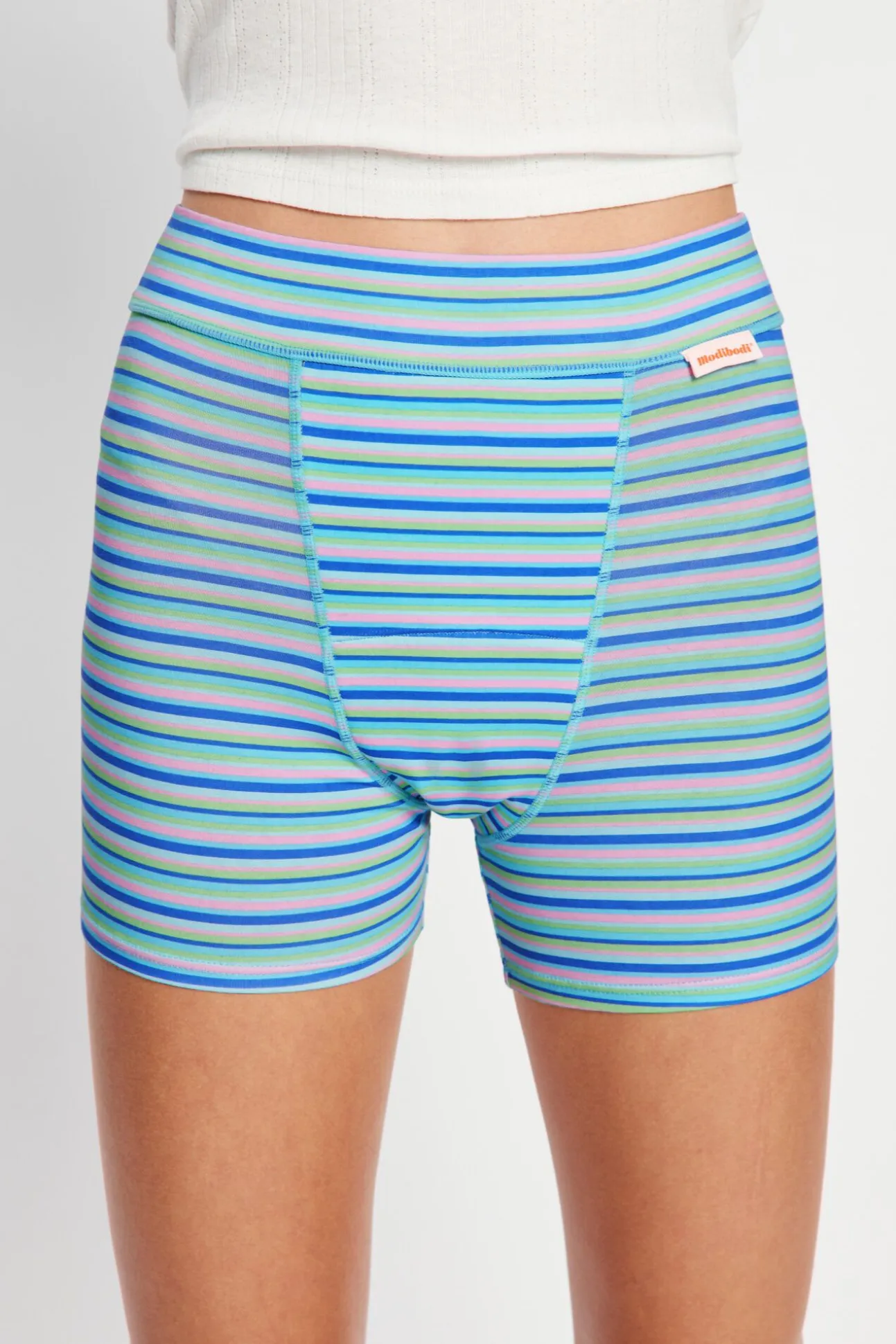 Short Menstrual Teen em Algodão Orgânico Fluxo Super Roxo