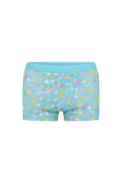 SmileyWorld® Short Menstrual Teen em Algodão Orgânico Fluxo Super Blue