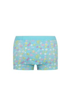 SmileyWorld® Short Menstrual Teen em Algodão Orgânico Fluxo Super Blue