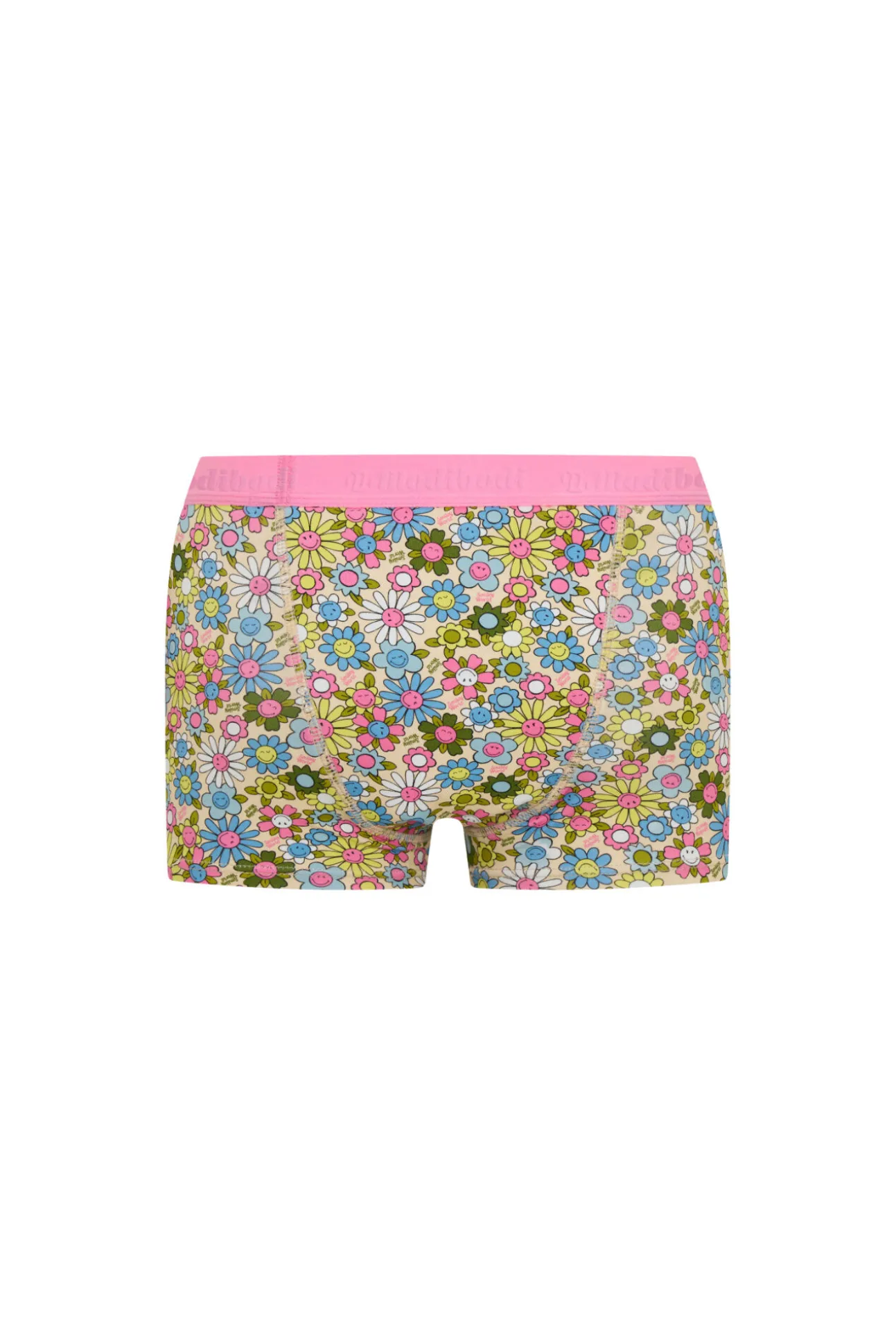 SmileyWorld® Short Menstrual Teen em Algodão Orgânico Fluxo Super Pink